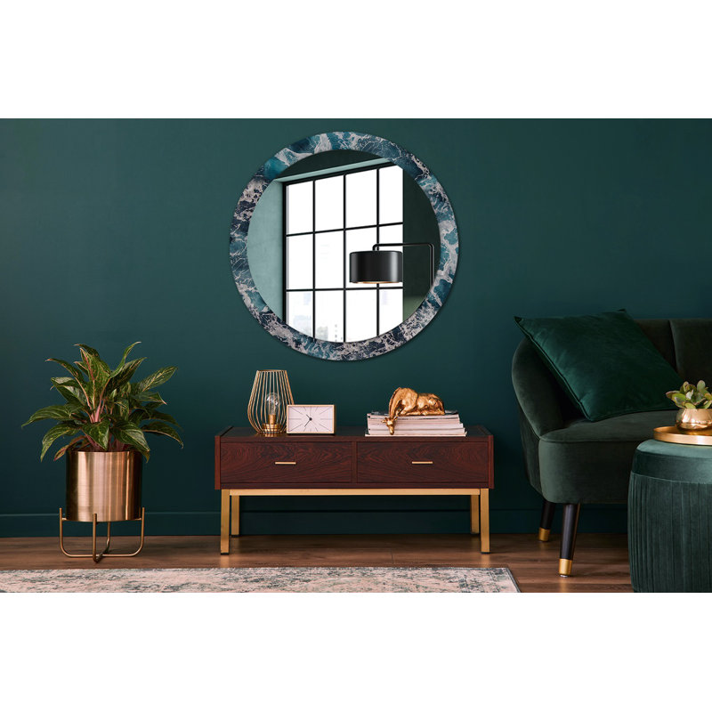 Huldar Glass Flat Wall Mirror