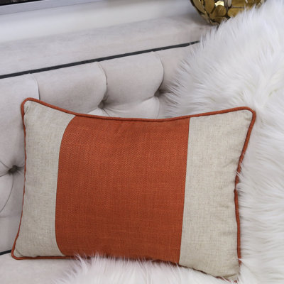  Rectangular Linen Pillow Cover & Insert