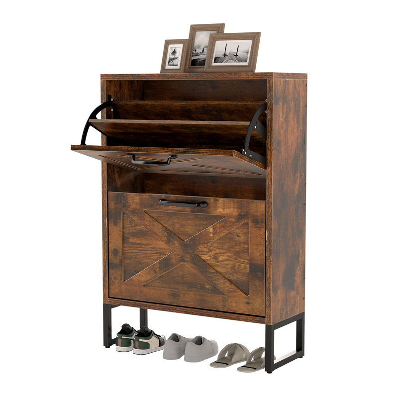 Armoire de rangement pour chaussures 12 paires pour vestibule