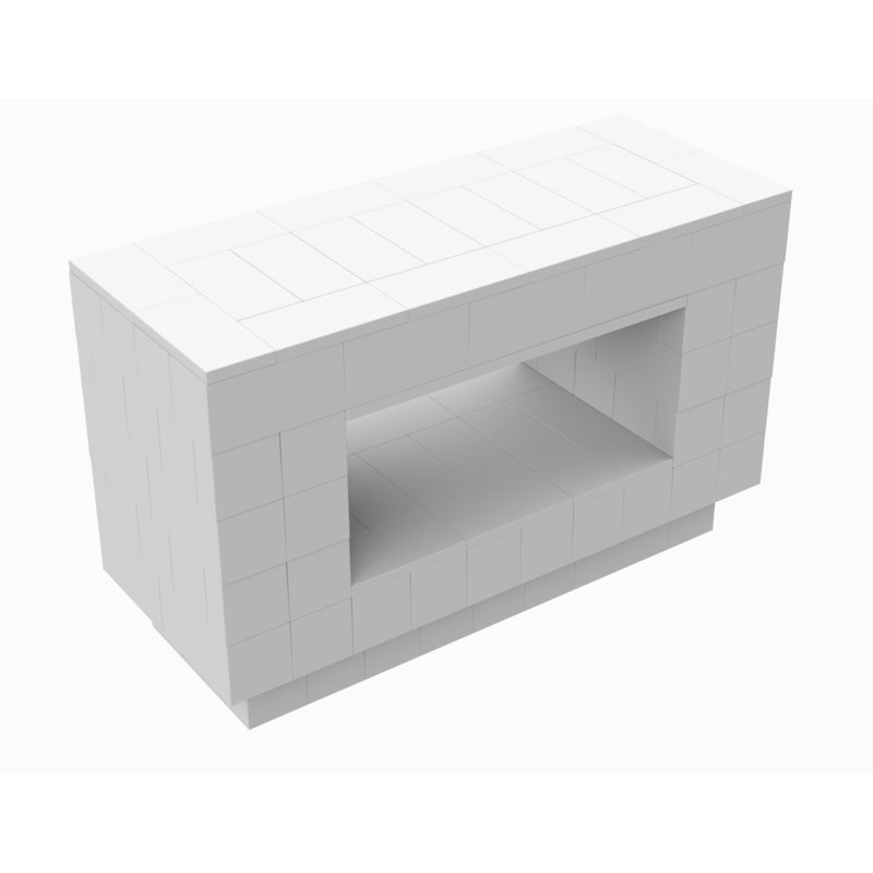 Table de réunion EverBlock, Blanc