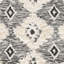 Alimatou Hand Knotted Wool/Cotton Southwestern Rug in Black/Ivory-1819480707