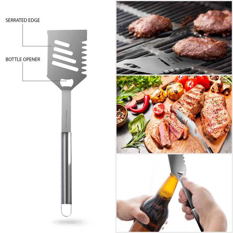 Stainless Steel Dishwasher Safe Grilling Tool Set