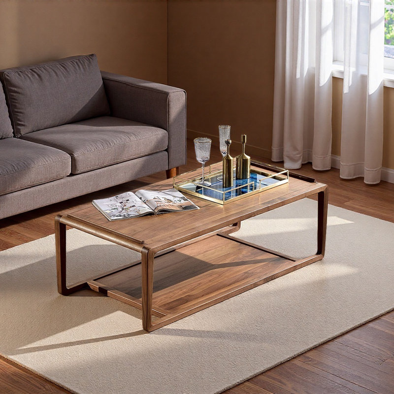 Table basse moderne de style rétro