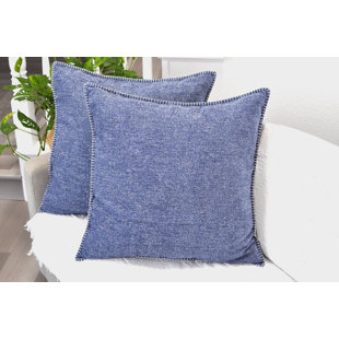 Home Brilliant Large Throw Pillows for Couch Patio Supersoft Square  Textured Throw Pillow Cover Euro Sham Decorative for Bed, 26 x 26 inches,  Baby Boy