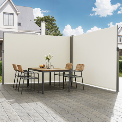 VEVOR Retractable Side Awning, 79''x 236'' Outdoor Privacy Screen
