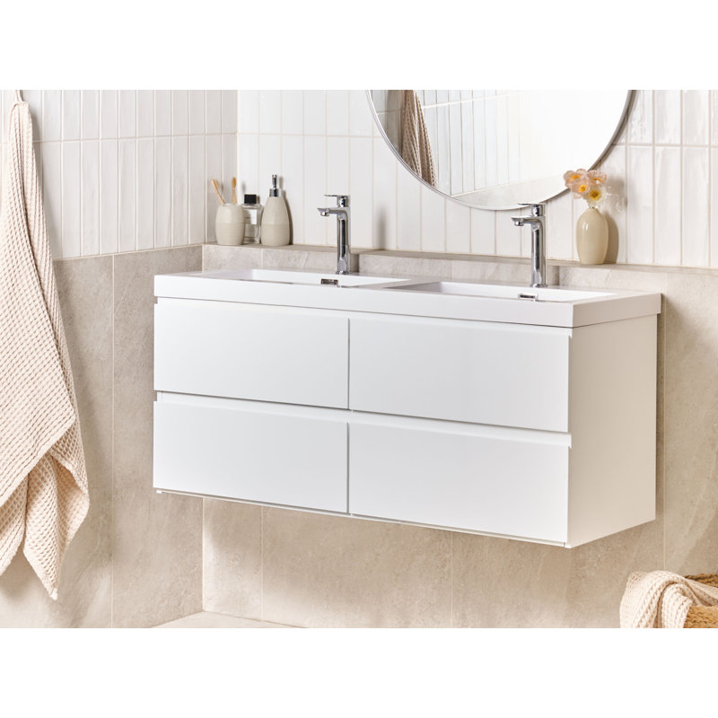 Napa 120mm Double Bathroom Vanity with Basin, White