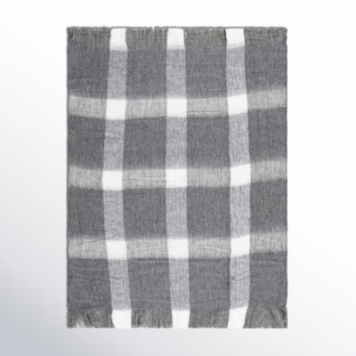 Santorini Knit Wool Throw Blanket