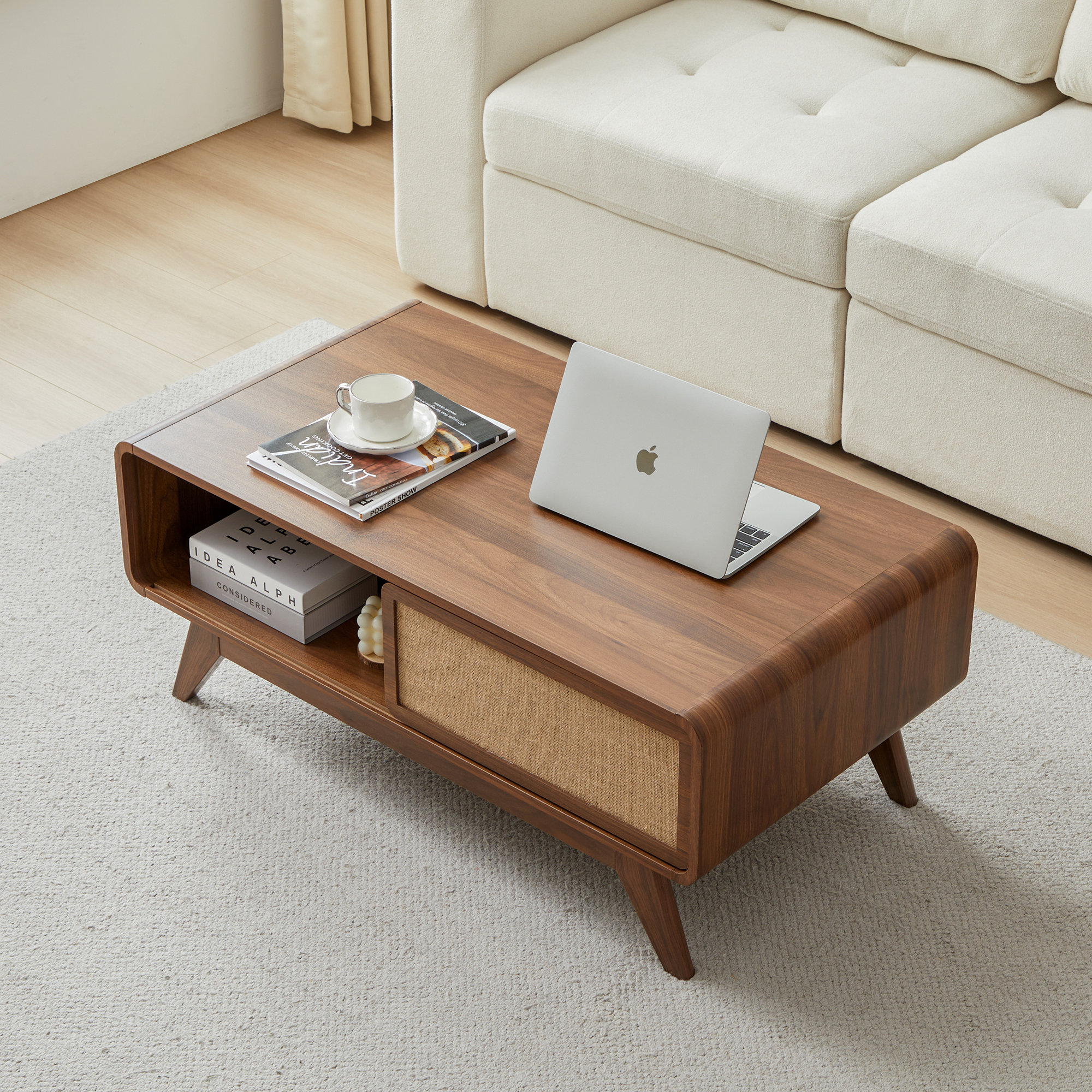George Oliver Bengiman Coffee Table With Storage & Reviews | Wayfair