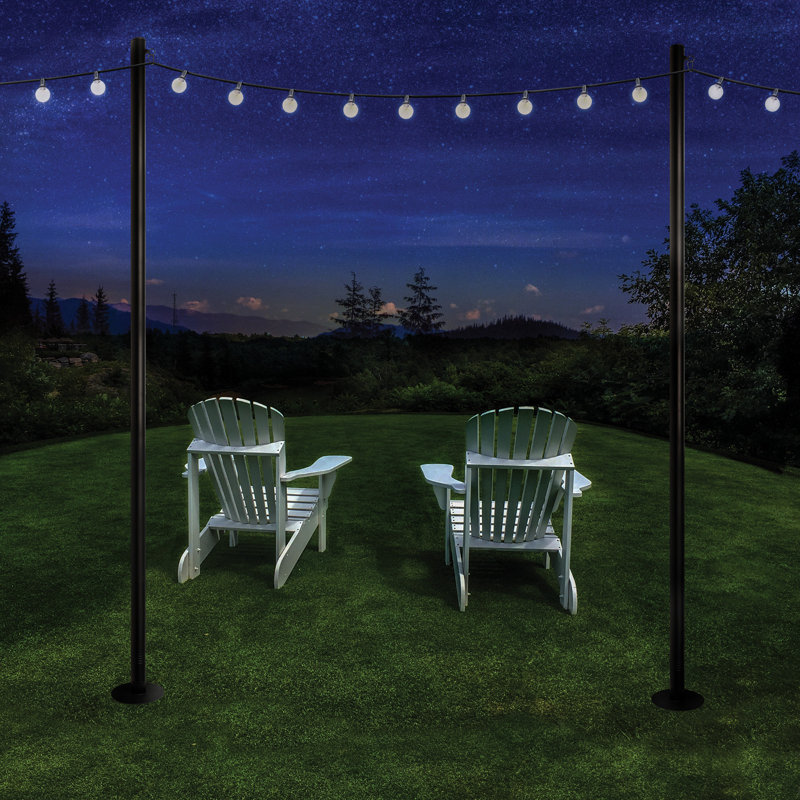 Excello Global Products V2 Light Pole 1 Pack (Yard Mount)