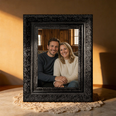 Black 1PC Classic Picture Frame for 11" x 14" Photos and Entryway Decor