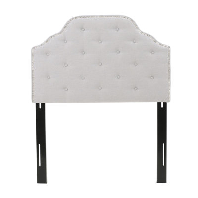 Brooke-Elise Upholstered Metal Panel Headboard