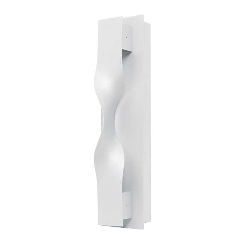 Applique murale encastrée à 1 lumière DEL Liekele, Argent, 4000