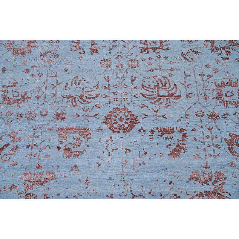 Wool Oriental Area Rug, Rectangle 9' x 12'