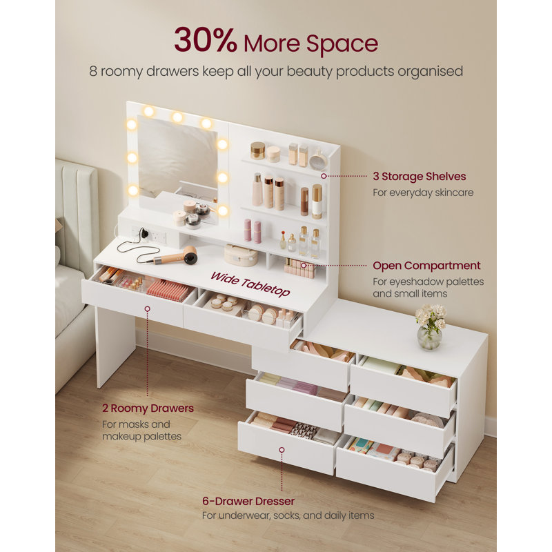 Dressing Table with Mirror