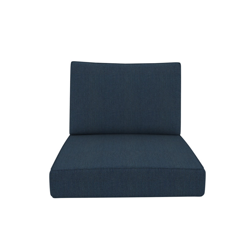 Donnely Sunbrella® Outdoor Deep Seating Louge Chair Cushion, Sunbrella® Spectrum Indigo, 24" W x 24" D