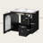 24" Wall-Mounted Bathroom Vanity with Ceramic Sink, 2 Drawers, Soft-Close Door-1893142828