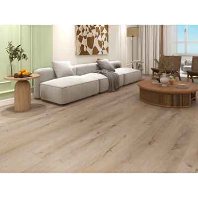 Planche de vinyle à texture de bois de 0,26 po x l 9 po x L 60 po Machias