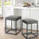 Borough Upholstered Counter Stool with Metal Frame