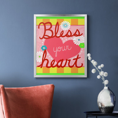 Southern Sayings I - Toile encadrée de qualité supérieure - prête à être accrochée