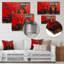 Décoration murale rouge et noir Power Surgeon Power Plant I - Power Plants-1932721498-1932721509
