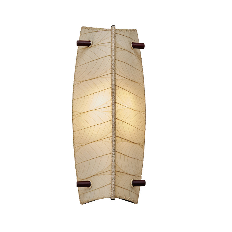 Quintan Flush Mounted Sconce, Natural