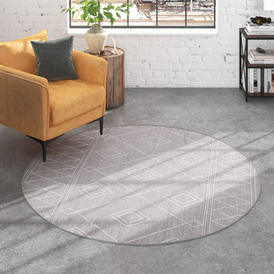 Holtby Southwestern Handmade Flatweave Gray/Ivory Area Rug