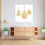 Golden Ornaments by Mollie B. - 1 Piece Wrapped Canvas Wall Art-2040416166