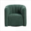 Fauteuil d'appoint pivotant avec repose-pieds Sage Green