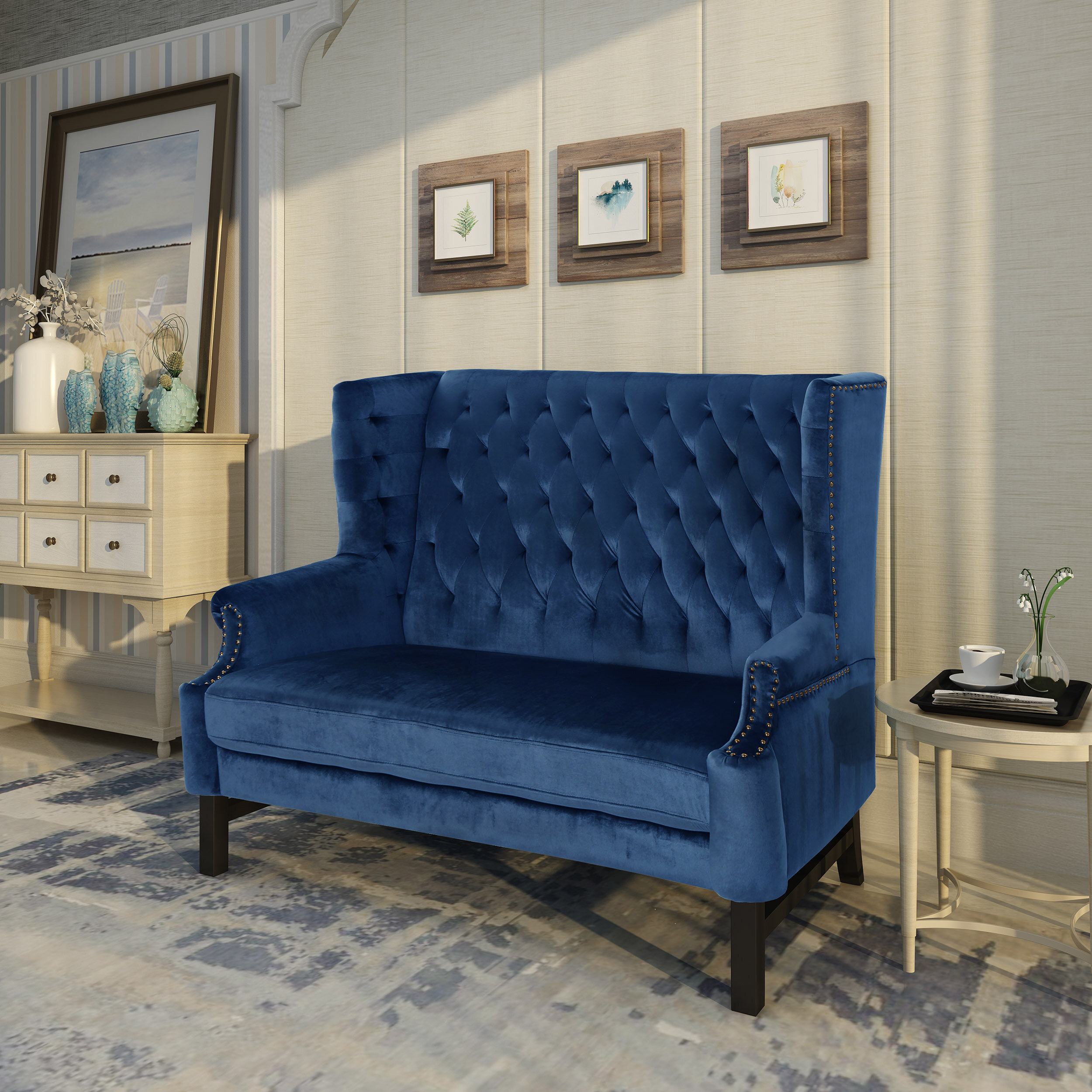 Royal flats Hermès Blue size 37 EU in Suede - 34321593