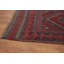 Tapis rouge et bleu Tribal Traditional