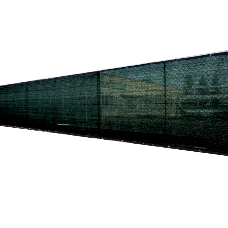 Écran d'intimité, 8 pi x 50 pi, Noir