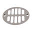 Couvercle de drain de grille de douche rond en laiton avec couronne-101228456