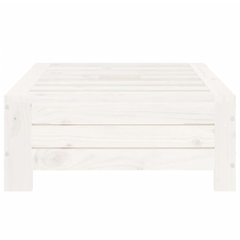 Parasol Base Cover Solid Wood Pine, White