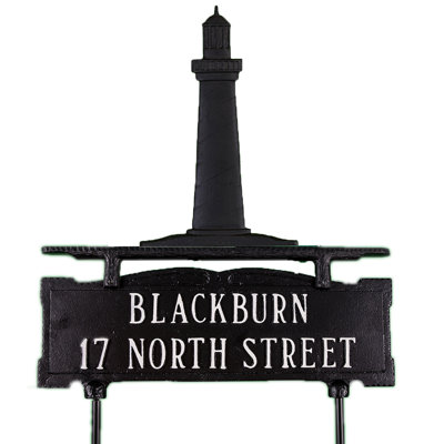 2-Line Lawn Address Sign