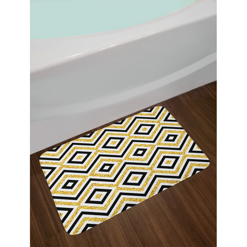 Tapis de bain ethnique Geometric