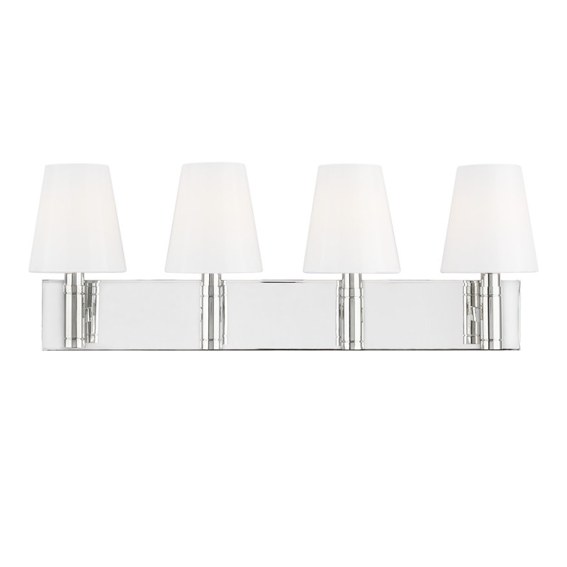 Beckham 4 - Light Vanity Light, Polished Nickel