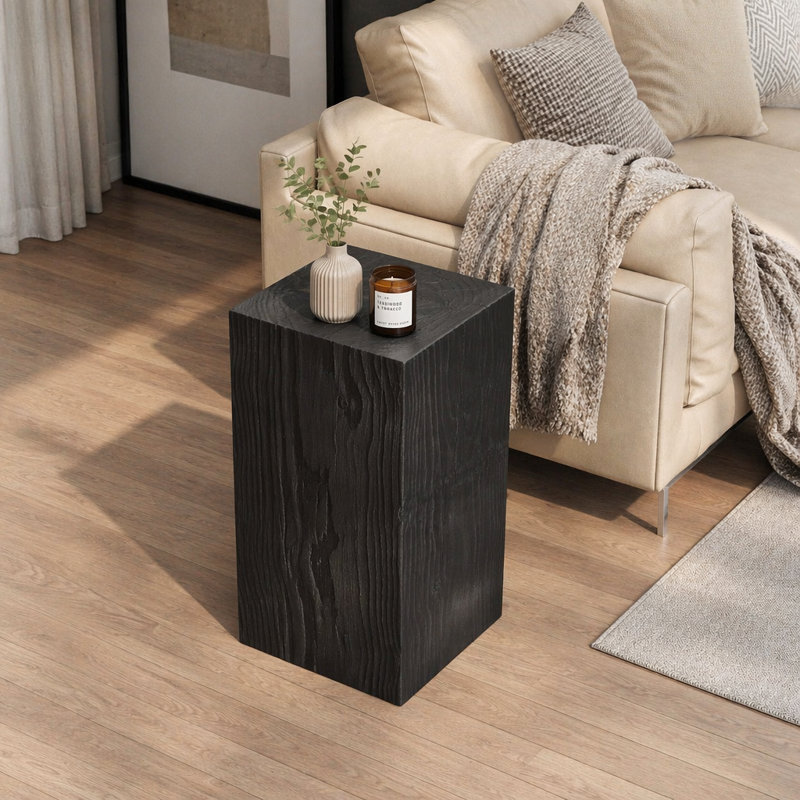 Table de bout MGO, Noir, H 27,75 po