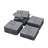 30 PCS Interlocking Deck Tiles Checker Pattern-115283048