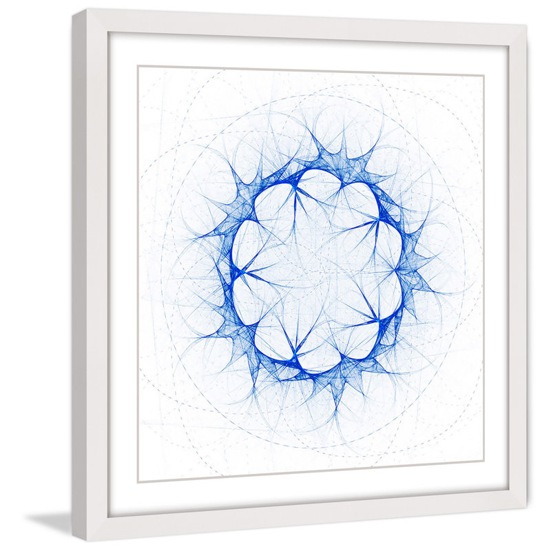 « internal lumosity », reproduction d’art encadrée, H 12 po x l 12 po, Cadre blanc