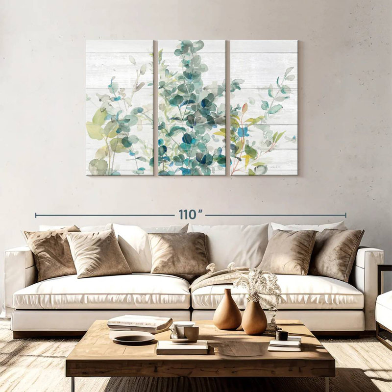 Harnek apaisant eucalyptus I, H 48 po x l 74 po