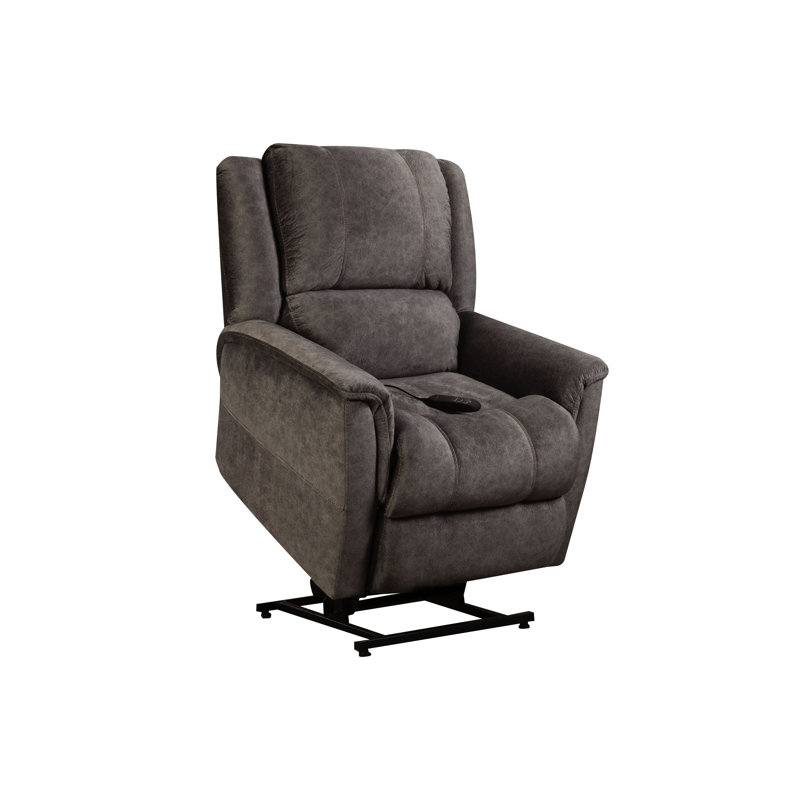 Fauteuil inclinable standard 35 po Fedelina, Polyester gris foncé