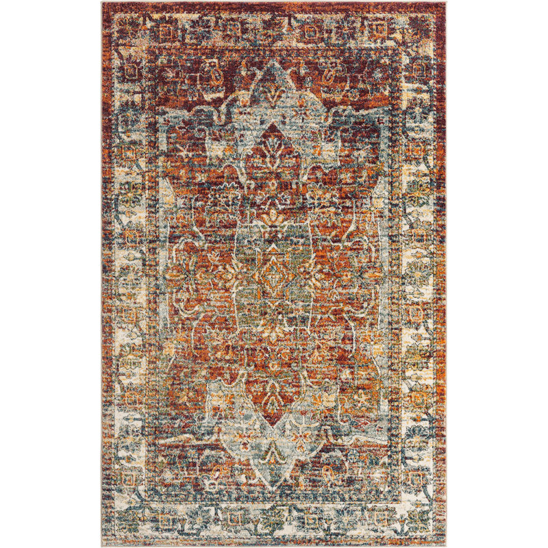 Charian Oriental Indoor Rug, Rectangle 5' x 8'