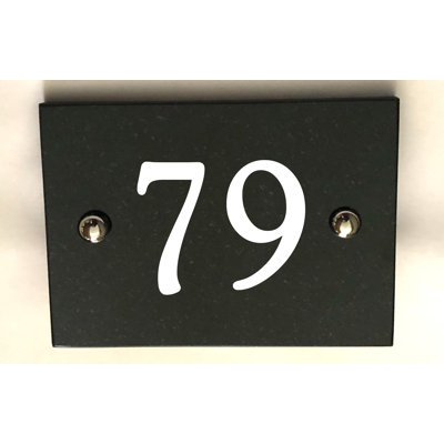 Brumby 10cm H Reflective Stone House Number