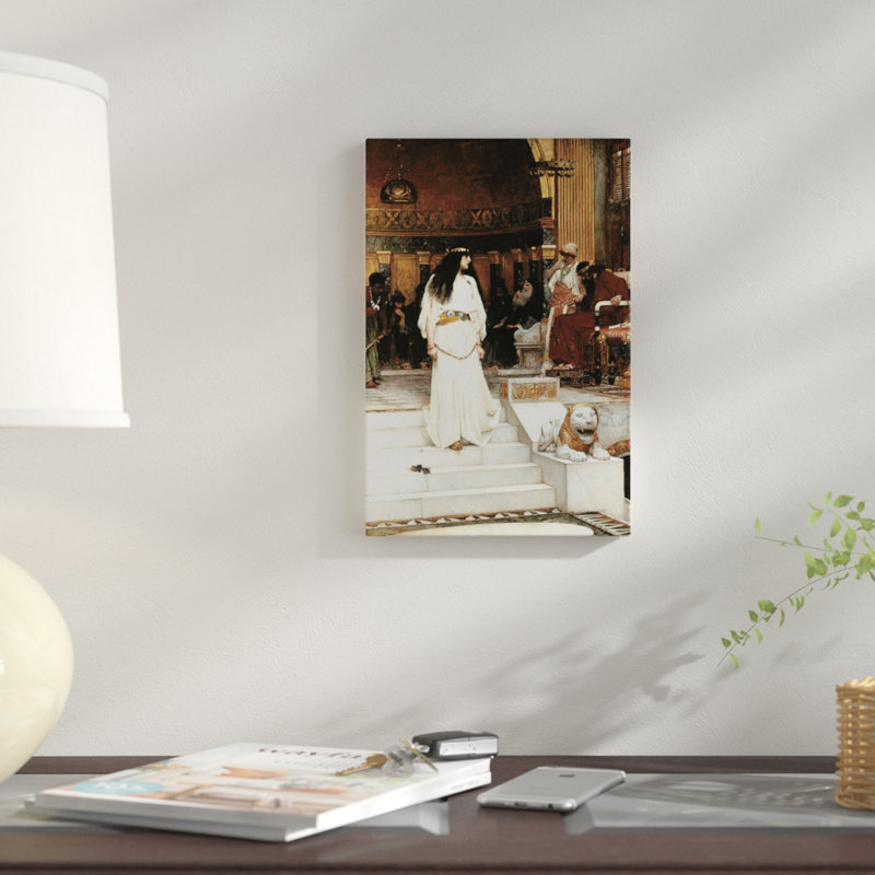 "mariamne, 1887" par john william, impression sur toile waterhouse, H 26 po x l 18 po x P 1,5 po, Toile tendue, Non mat