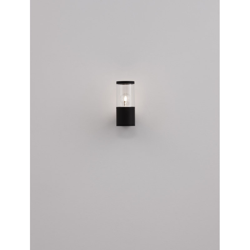 Black Integrated LED Metal Bollard Light