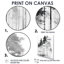 «Black and White Tall Pine Tree Forest», reproduction d'art sur toile Nature-557112909-778958432-557112898