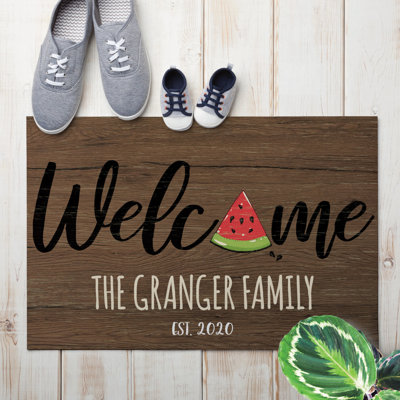 Non-Slip Wedding Outdoor Doormat