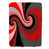 Rouge / noir / gris abstrait sélectionné