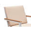 Chaise avec accoudoirs d'extérieur Boaz