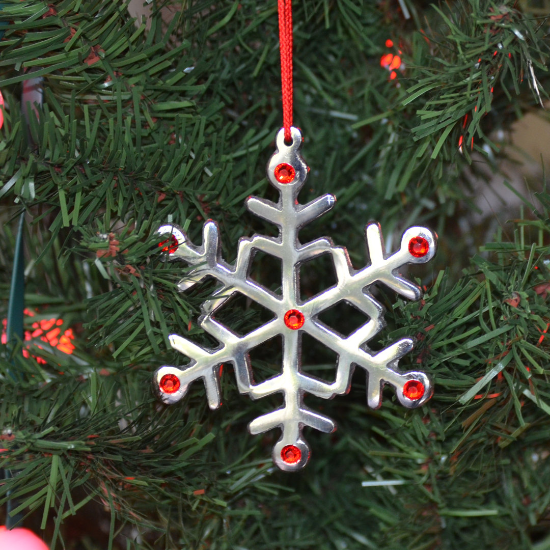 Unique Snowflake Hanging Figurine The Holiday Aisle®